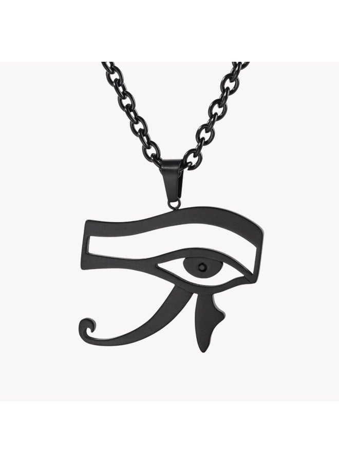 Zink Men's Black Stainless Steel Necklace | Zjpd025b - Image 1